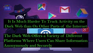 It Is Much Harder To Track Activity on the Dark Web than On Other Parts of the Internet